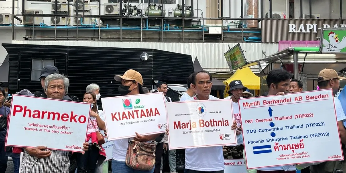 Finnish berry company CEO jailed for human trafficking over exploitation of Thai berry pickers