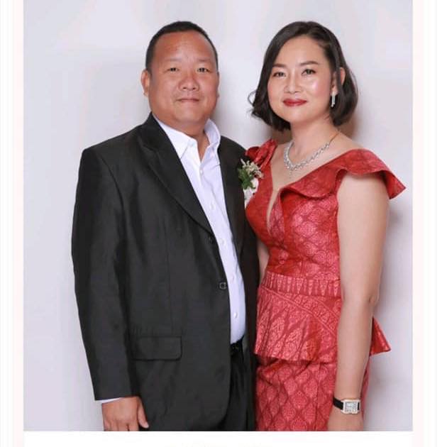 A photo of Tek Bunthoeun, left, and Pang Nakry, right, posted to Pang Nakry's Facebook page on April 23, 2019. 